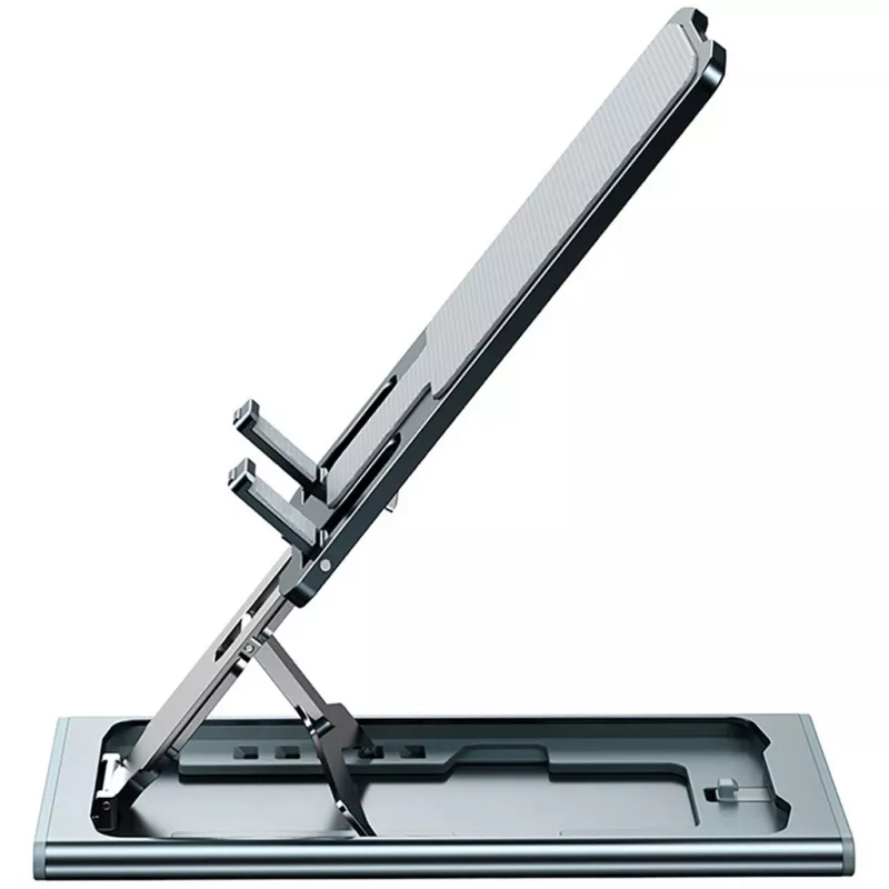Suporte passivo Inter-Tech MTS-105 para telemóvel smartphone tablet UMPC cinzento