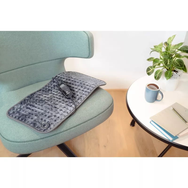 Almofada elétrica Beurer HK 123 XXL Cosy Grey Green Planet 60x30cm 6 níveis desligamento automático