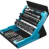 Conjunto de bits Hazet 2200SC-2, encaixe de 1/4 polegadas, 32 peças