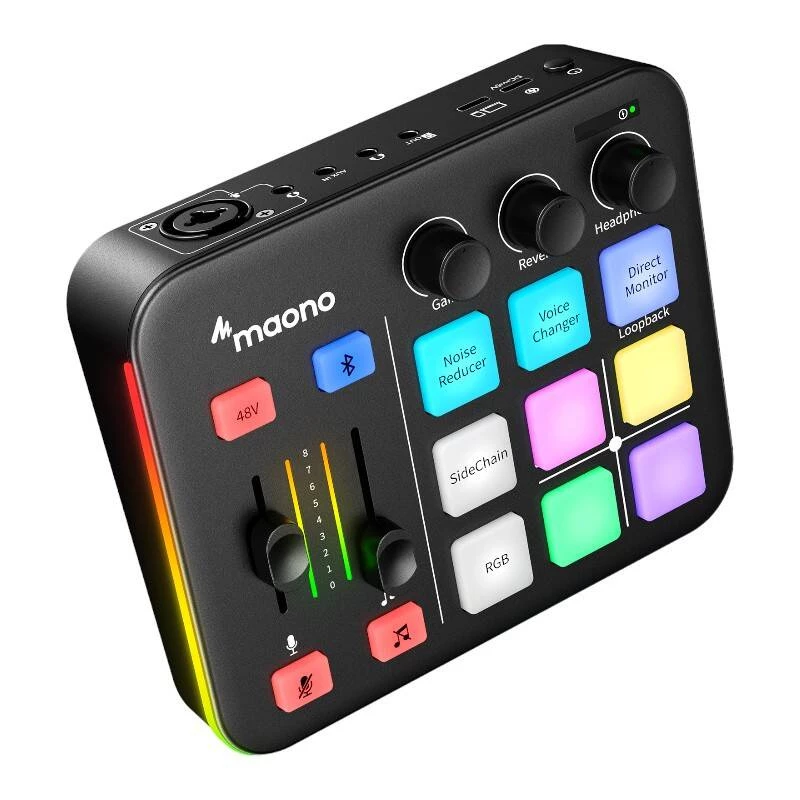 Placa de som Maono G1 Neo preta