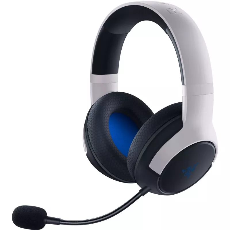 Headset Razer Kaira HyperSpeed sem fios arco de cabeça gaming USB Type-C Bluetooth branco, preto
