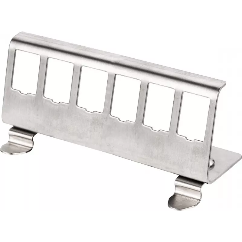 Adaptador para calha DIN ROLINE não equipado, para 6 Keystones