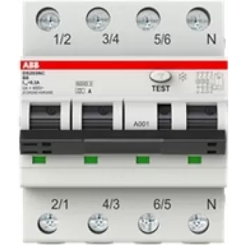 Interruptor diferencial ABB RCBO DS203NCA-C32/03P+N DS203NC C32 A30 - disjuntor diferencial - 55°C-55°C (2CSR256140R1324)