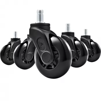 Rodas Sharkoon SW10 pretas PU plástico
