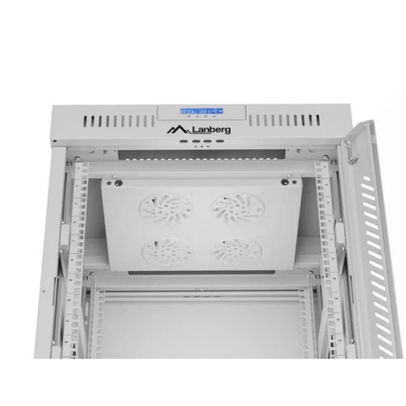 Armário rack Lanberg FF01-6615-12SL 15U rack autónomo Cinzento