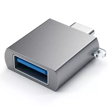 Adaptador Satechi USB-C para USB 3.0 Space Gray design elegante e alta qualidade - design compacto - - - (179979)