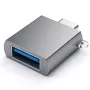 Adaptador Satechi USB-C para USB 3.0 Space Gray design elegante e alta qualidade - design compacto - - - (179979)