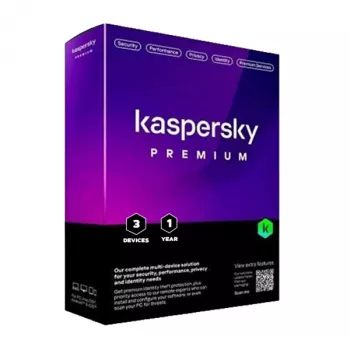 Kaspersky Premium + Apoio ao cliente | 3 dispositivos | 1 ano | UE