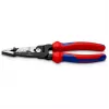 Knipex 13 72 200 ME alicate de descarnar preto, azul, vermelho, aço inoxidável