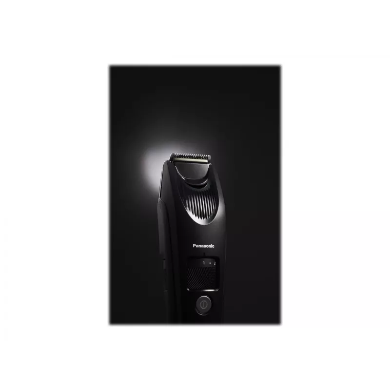 Aparador de barba Panasonic ER-SB40-K803 — 0,5–10 mm, 19 níveis, Li-Ion, sem fios/com alimentação, preto