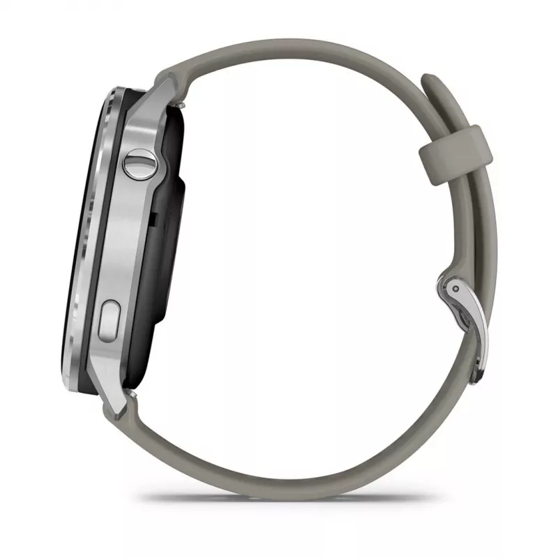 Smartwatch Garmin Venu 4 1.4 polegadas AMOLED GPS Wi-Fi 45mm prateado