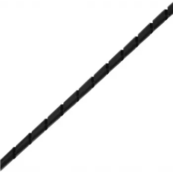 helos Espiral para cabos, 4-50 mm, 10 m, preto