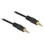 Cabo de áudio DeLOCK 0,5 m 3,5 mm conector macho/conector macho