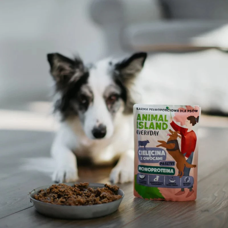 ANIMAL ISLAND Everyday Monoproteico vitela - comida húmida para cães - 300g