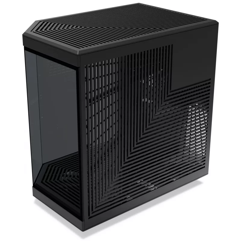 HYTE Y70 CS-HYTE-Y70-B caixa de PC Midi Tower, E-ATX, vidro temperado, Pitch Black