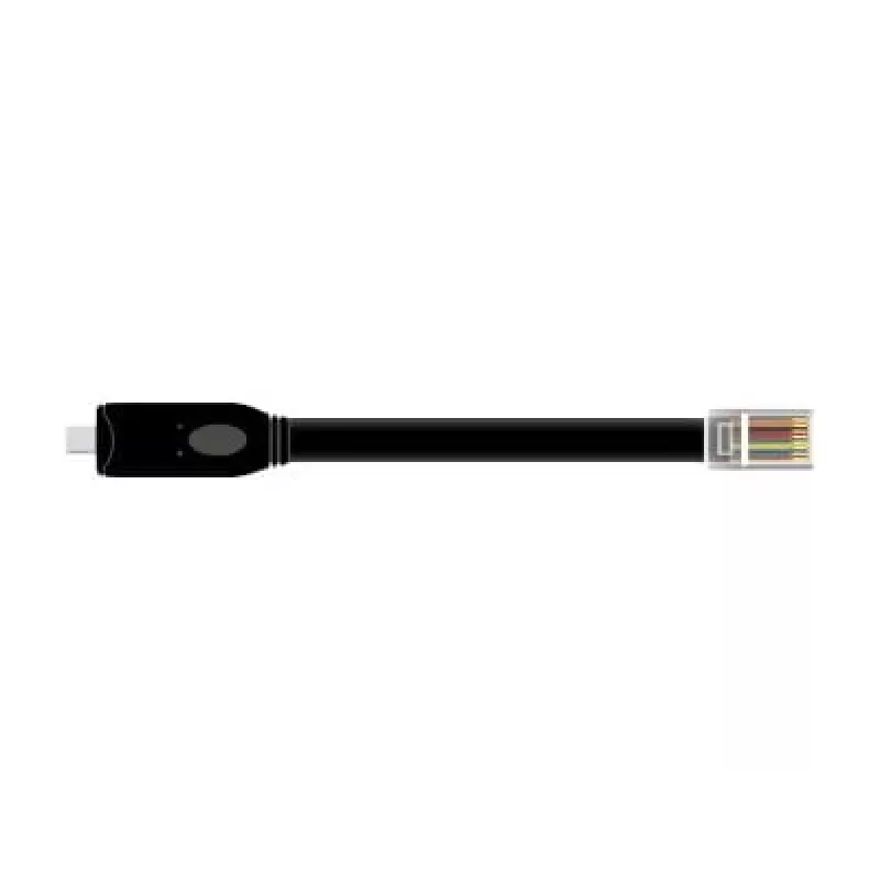 DeLock - Adaptador série - USB-C - RS-232 x 1 - preto (63912)