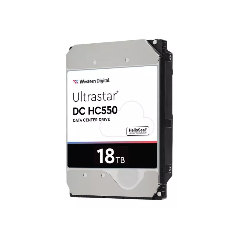 Disco rígido interno de 3,5 polegadas Western Digital Ultrastar DC HC550 – 18 TB, SAS 6 Gbit/s, 7200 rpm, 512 MB de cache