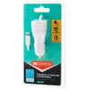Carregador de automóvel CANYON C-033 2,4A/USB-A com conector Lightning integrado branco