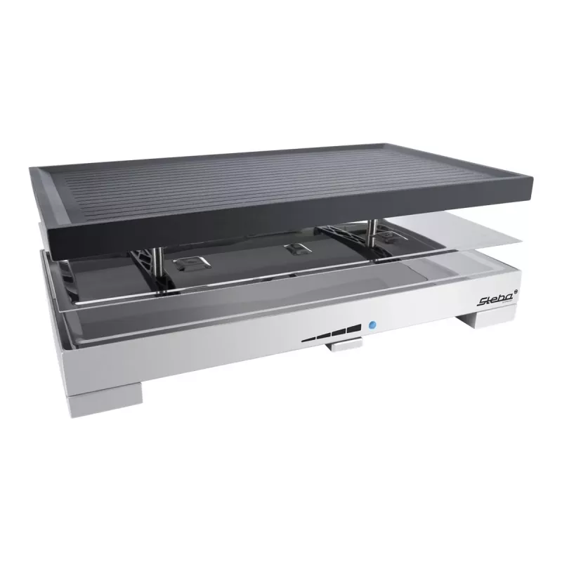 Steba RC 68 - Grelhador de raclette - 1,2 kW - preto/aço inoxidável
