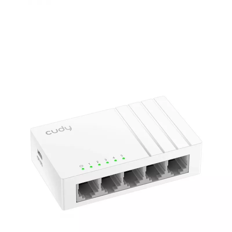 Switch de rede Cudy GS105U – não gerido 5 portas Gigabit Ethernet (10/100/1000), branco, 5 V
