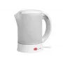 Chaleira elétrica LAFE LAFCZA45865, aço inoxidável, 0,6 L, 600 W, cinzento claro, tampa de bloqueio rebatível