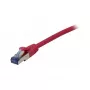 Cabo patch RJ45 - CAT6A 500 MHz - 1,5 m - rosa - S-STP(S/FTP) - componentes testados (certificado GHMT) - AW