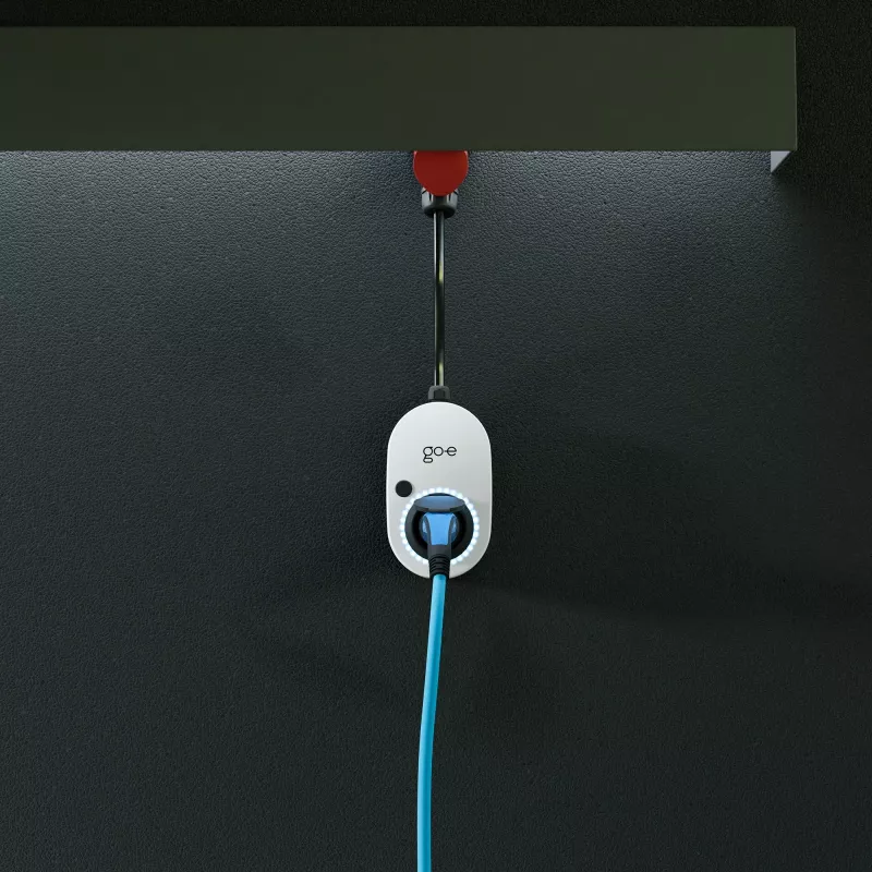 go-e Charger Gemini flex 22 kW wallbox móvel, 32 A CEE, branco