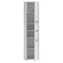 Armário de casa de banho Top e Shop S43 BIEL — de pé, 6 prateleiras, 400×300×1700 mm, branco