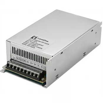 Fonte de alimentação LevelOne 12V 1.5A para câmara de rede PTZ Dome FCS-4044 (0R10028)