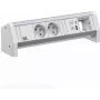 Régua de tomadas Bachmann DESK 2xUTE modelo 902.0298 — distribuição de energia de secretária com 2 tomadas UTE