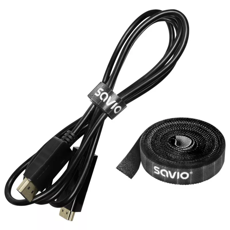 Organizador de cabos Savio OC-06 universal preto