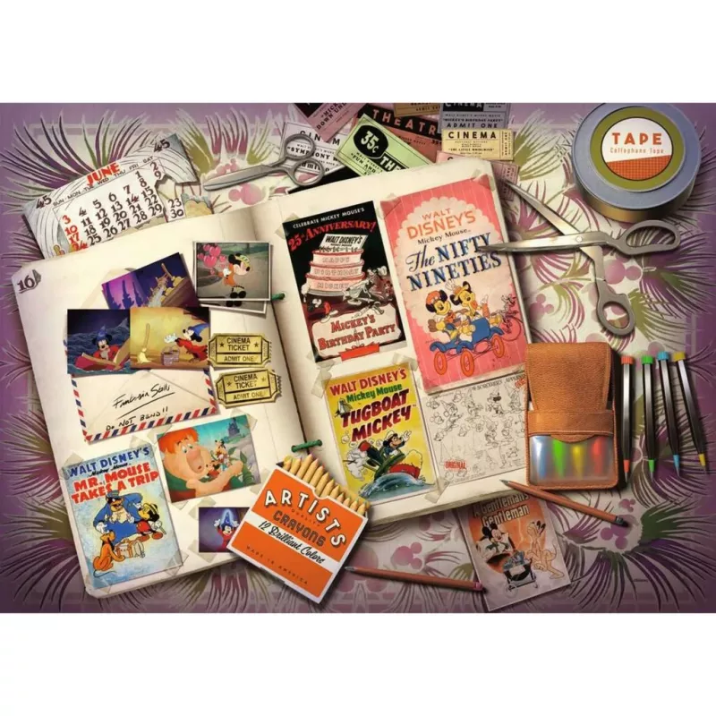 Puzzle 1940 Mickey Moments (1000 peças)