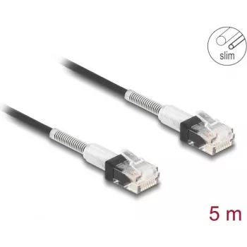 Cabo de rede DeLOCK RJ45 80392 Cat.6A 5 m preto