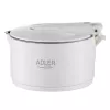 Adler panela de viagem em silicone | AD 1377 | Panela de viagem | 600 W | 0,6 L | Silicone | Branco