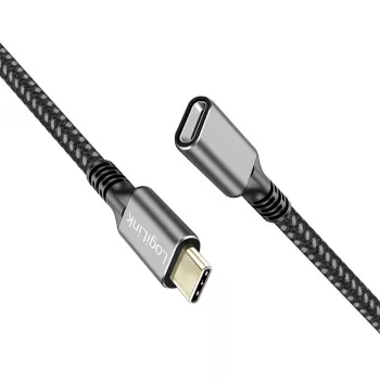 USB 3.2 Gen2 Type-C para USB-C/fêmea, PD, 1 m