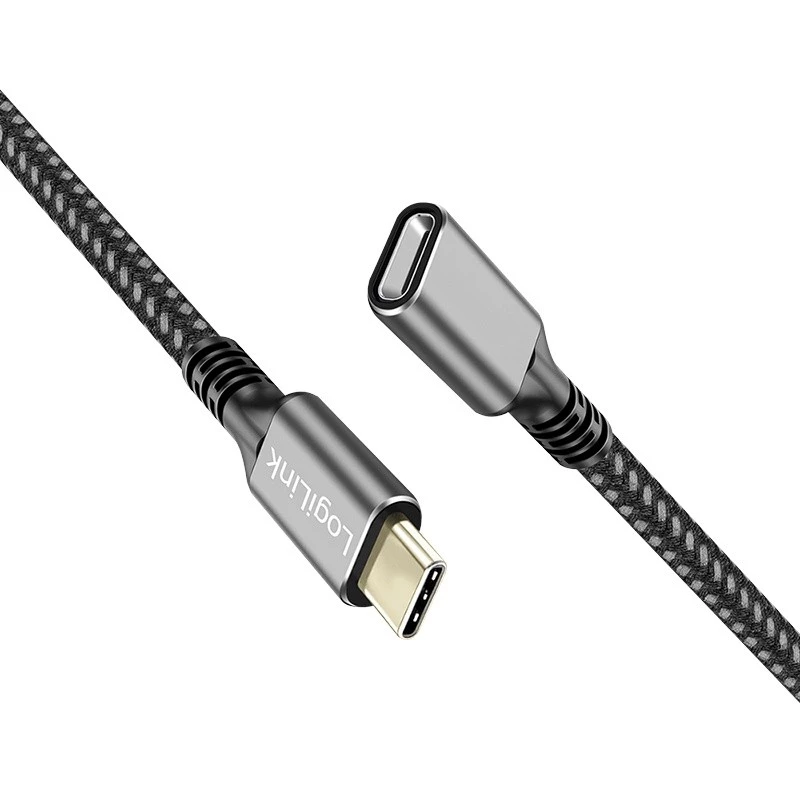 USB 3.2 Gen2 Type-C para USB-C/fêmea, PD, 1 m