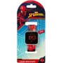 Relógio de pulso LED com calendário Spiderman