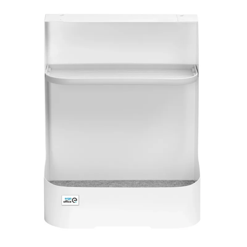Caixa de arrumação/organizador Ergo Office para secretária com compartimento para acessórios, branco, máx. 5 kg, ER-442