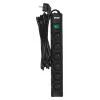 Ever Optima 5m preto 6 tomadas AC 250 V