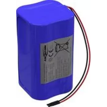 Ansmann 2S2P pack de baterias 4x 18650 cabo Li-Ion 7,2 V 6700 mAh (2447-3049-40)