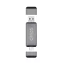 Leitor de cartões SD 3-em-1, USB-C + USB-A 2.0 + Micro-USB
