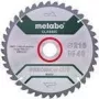 Lâmina de serra circular Metabo 628652000 21,6 cm para aglomerado de partículas, madeira dura, MDF, contraplacado, madeira macia