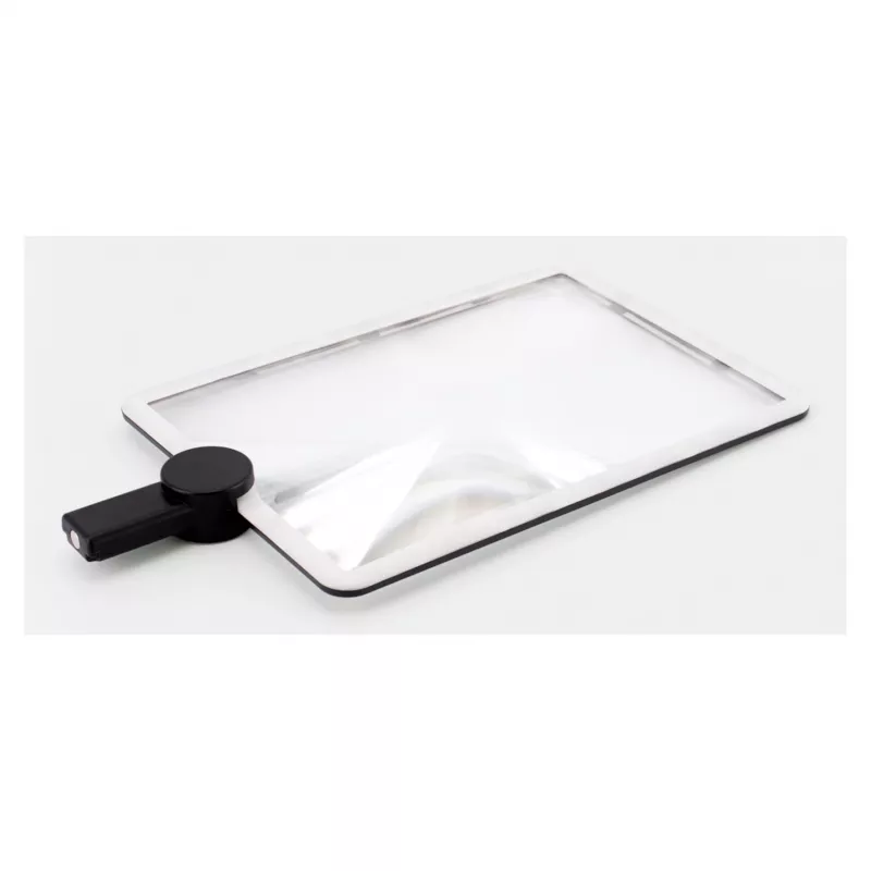 RealPower HL-1 Lupa de leitura LED retangular, para usar ao pescoço (506405)