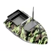 Barco isco Flytec V050 com bateria de 12000mAh, verde camuflado — barco de alimentação telecomandado