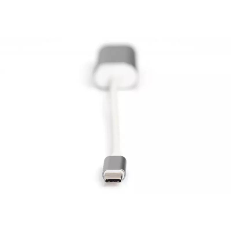 Adaptador VGA DIGITUS DA-70837 1080p FHD para USB 3.0 Type-C, alumínio