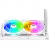 Refrigeração líquida CPU All-in-One THERMALTAKE TH240-S V3 ARGB Sync Snow Edition, radiador de 240 mm