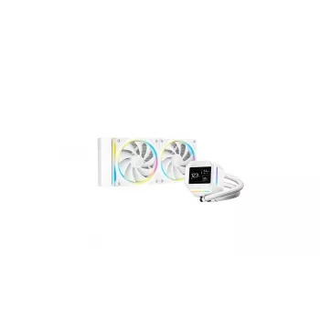 Refrigeração líquida para processador DeepCool LM240 WH 12 cm Branco 1 unid.