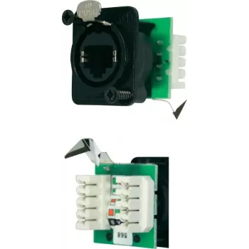 Neutrik NE8FDV-YK-B preto
