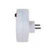 Esperanza ELK304W repartidor elétrico, 3 tomadas com interruptor, branco