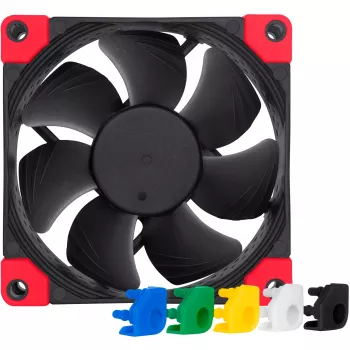 Ventoinha para caixa Noctua NF-A8 PWM CH.BK.S 80 mm, 4-Pin-PWM, 450–2200 U/min, 17,7 dB